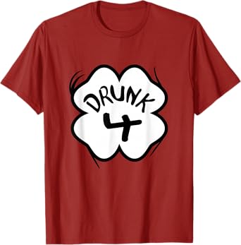 Drunk 4 Tshirt St Patricks Day Parade Group Matching Gift T-Shirt