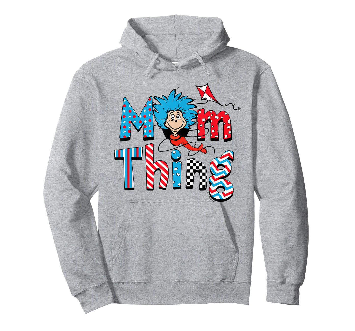 Dr Seuss Mom Thing Officially Licensed T-Shirt - Hoodie | Ash