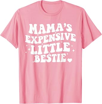 Mama's Little Expensive Bestie Mommy And Me Matching T-Shirt