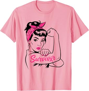 Breast Cancer Survivor Pink Awareness T-Shirt