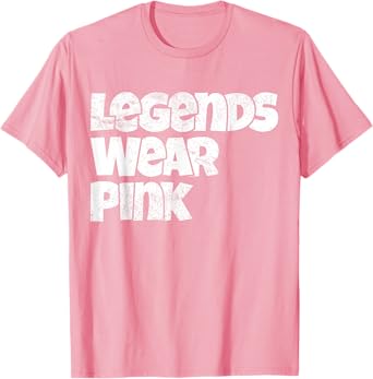 Funny Legends Wear Pink Spirit Wear Team Game Color War T-Shirt