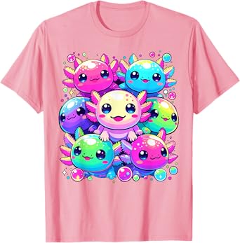 Axolotls Animal Kawaii Axolotl T-Shirt