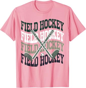 Girl Field Hockey Shirt Teen Youth Cute Sister Mom Practice T-Shirt