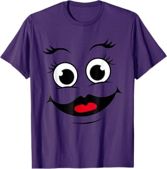 Funny Apparels And Gifts Hot Trends Purple Cartoon Halloween Women's X-Small T-Shirt