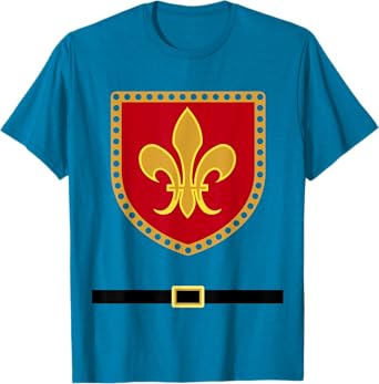 Medieval Knight Renaissance Tunic DIY Halloween Costume T-Shirt