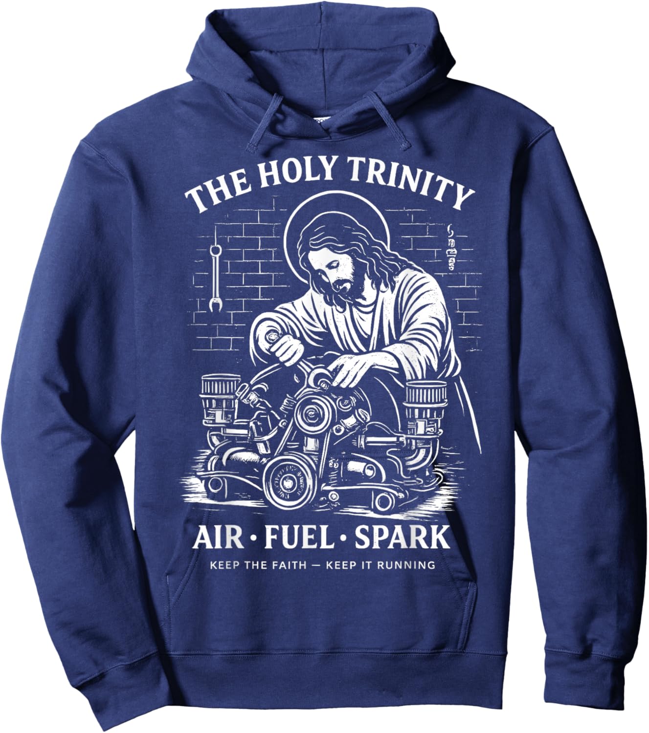 Keep It T-Shirt Hoodie - Hoodie | Navy