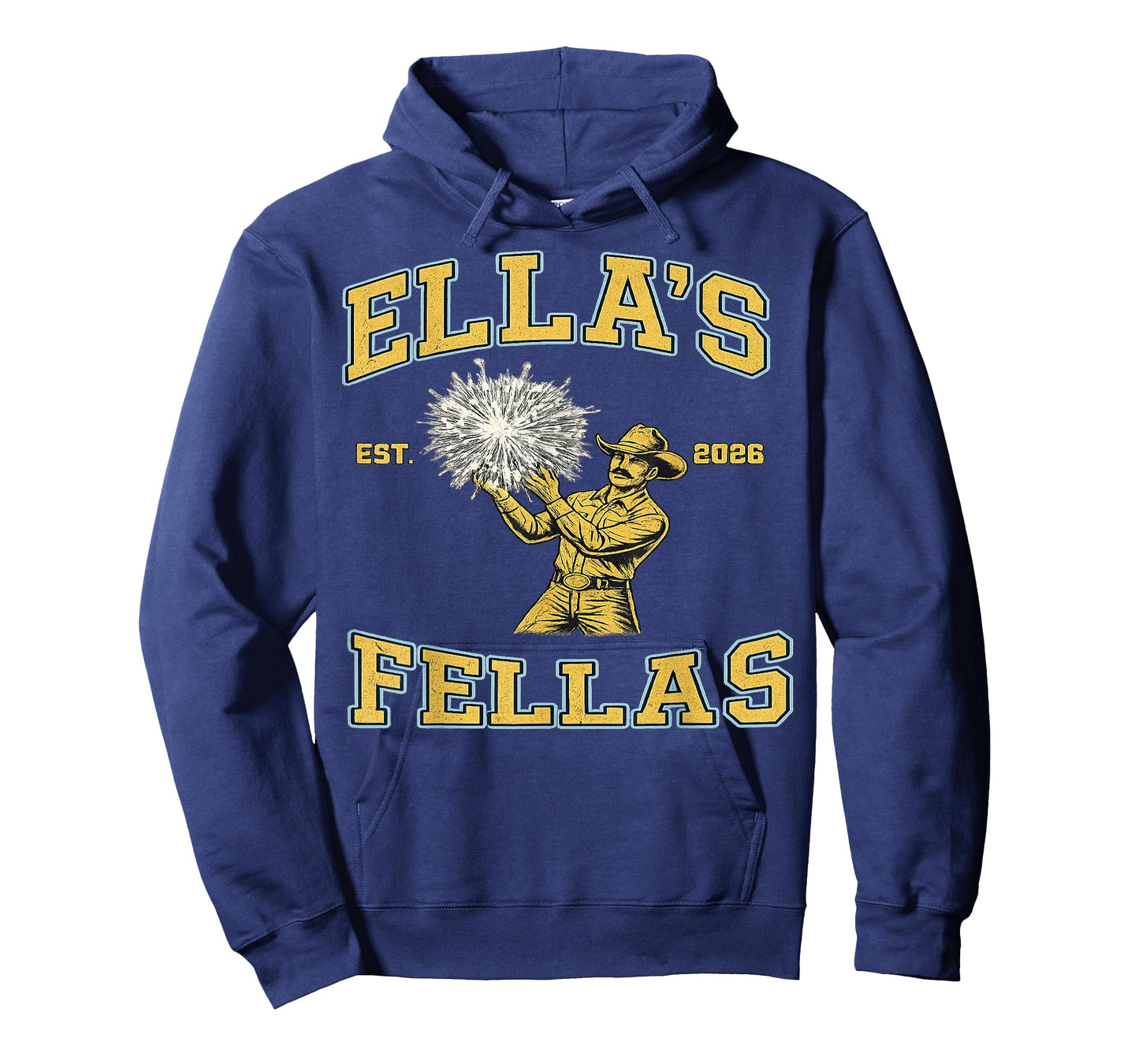 Vintage Fellas Ellas T-Shirt - Hoodie | Navy