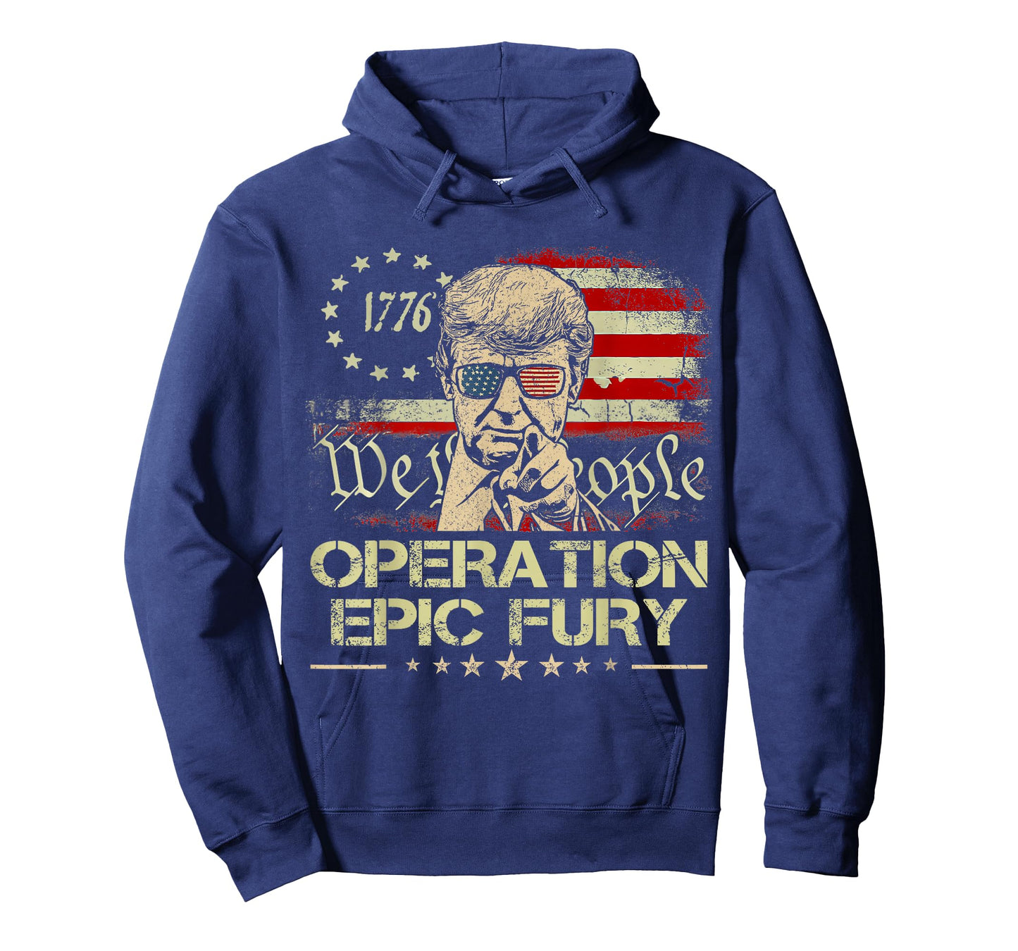 Operation Epic Fury T-Shirt - Hoodie | Navy