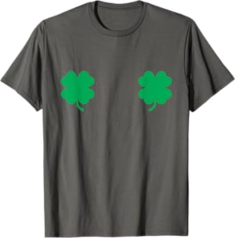 4 Leaf Clover Boob Pasties Shirt T-Shirt