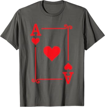 Playing Cards Costume - Ace Hearts Card - Ace Card T-Shirt