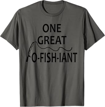 One Great O-Fish-iant Fishing Lover Wedding Officiant Pastor T-Shirt