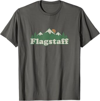 Flagstaff Arizona AZ T Shirt Vintage Hiking Mountains Tee T-Shirt