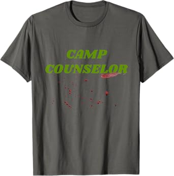 Horror Fan 80s Movie Camp Counselor Blood Halloween Costume T-Shirt