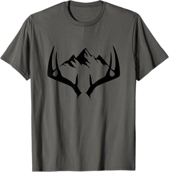 Mountain Outdoor Antlers Elk Deer Hunting T-Shirt