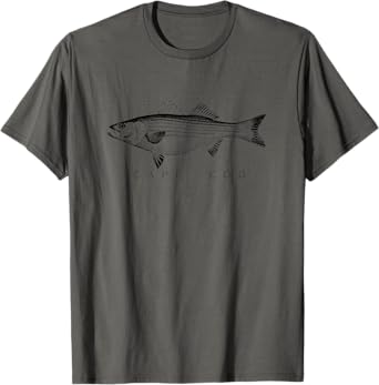 Cape Cod Striper Fishing T-Shirt