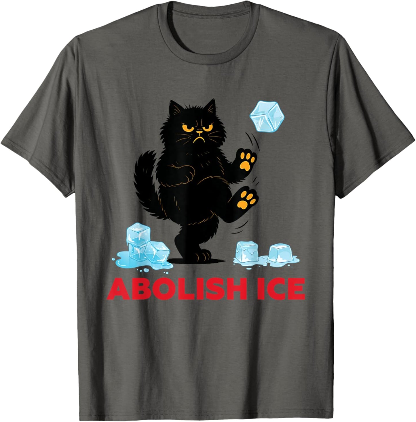 Abolish ICE Retro Anti ICE Womens Mens T-Shirt