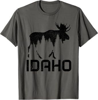 Idaho Vintage Moose Souvenir T-Shirt
