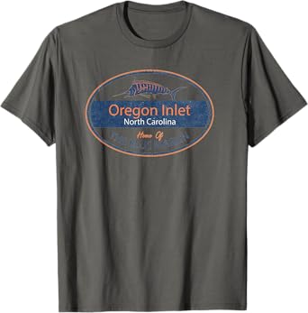Oregon Inlet North Carolina Home of the Blue Marlin T-shirt T-Shirt