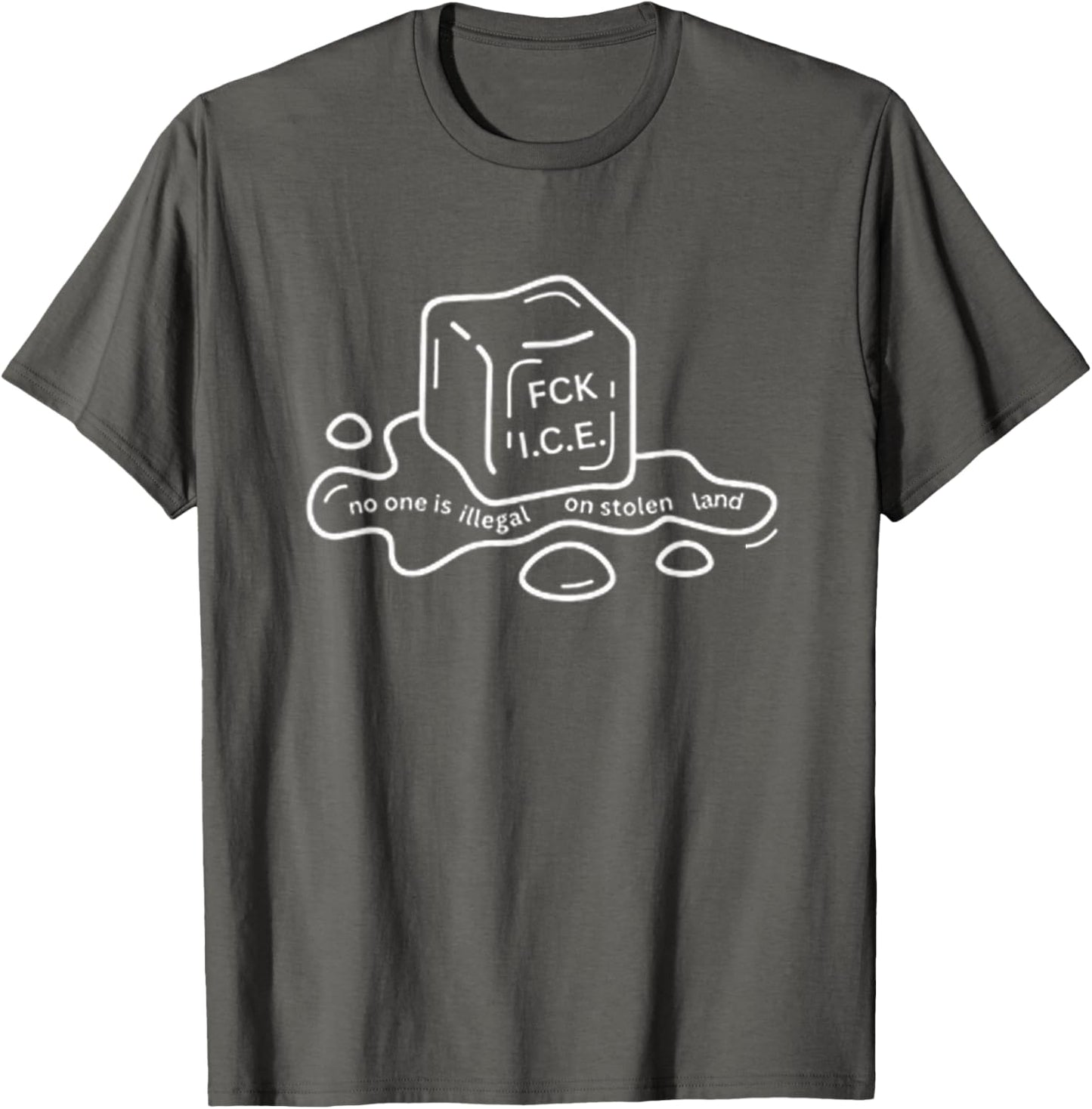 FCK ICE Distressed T-Shirt