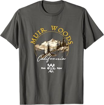 Muir Woods Retro Vintage Apparel - Muir Woods Souvenir T-Shirt