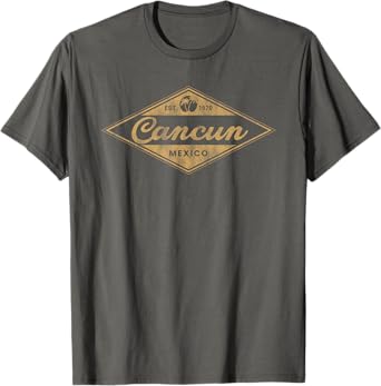 Vintage Cancun Mexico Summer Retro Throwback Family Vacation T-Shirt