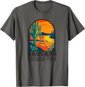 Saguaro National Park Vintage Cactus T-Shirt