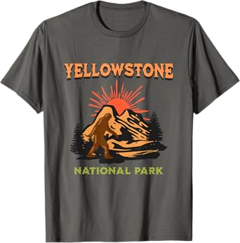 Funny Yellowstone National Park, Big Foot, Yeti, Sasquatch T-Shirt