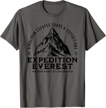 Mountain Lovers, Expedition Everest, Animal Theme Park Trip T-Shirt