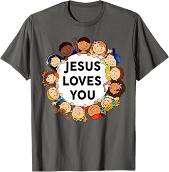 Jesus Loves You Christian Easter Kids T-Shirt