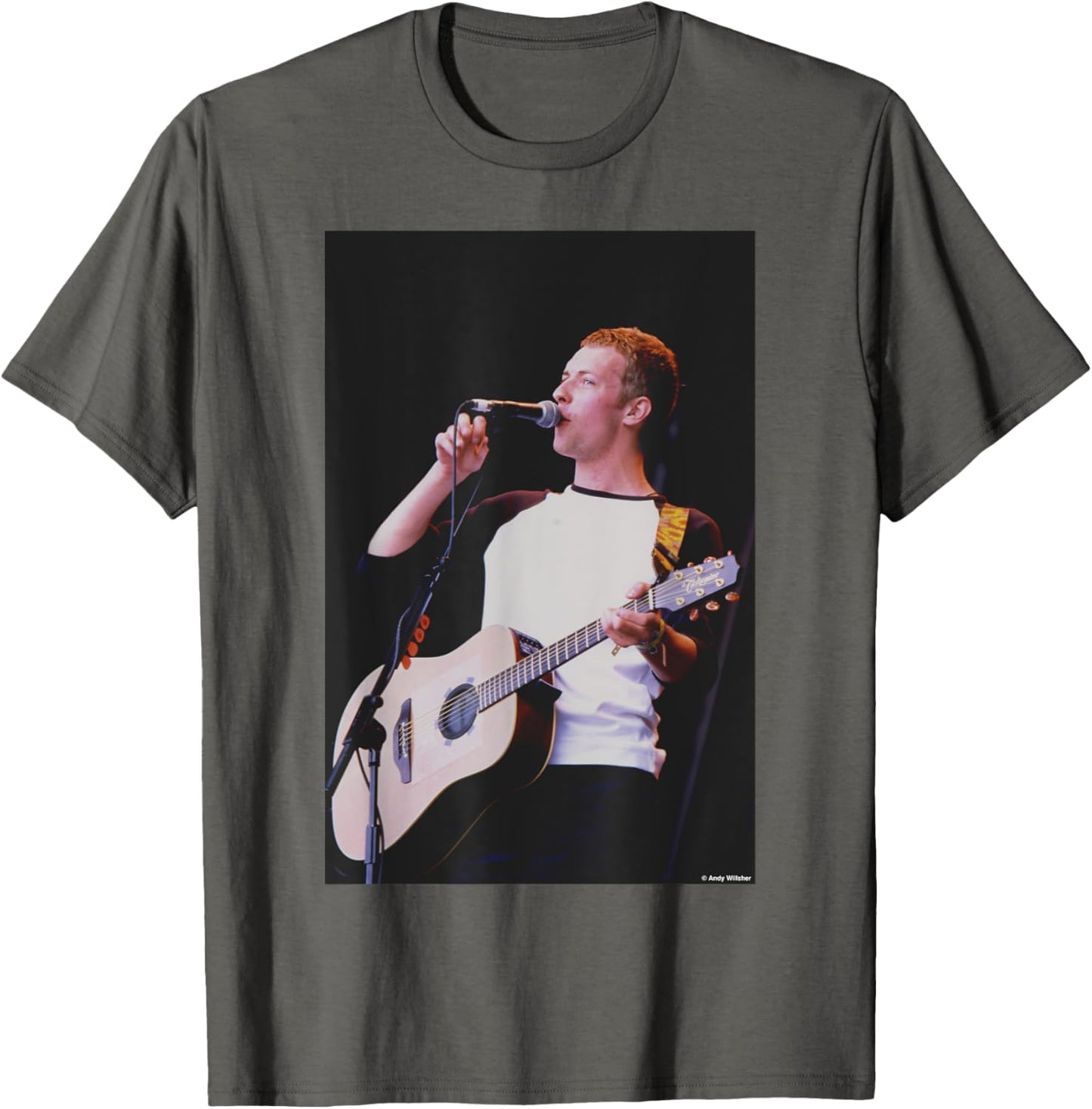 Chris Martin Coldplay Glastonbury 2000 By Andy Willsher T-Shirt