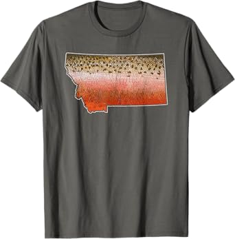 Cutthroat Trout Fishing Shirt - Montana Fly Fishing tshirt T-Shirt