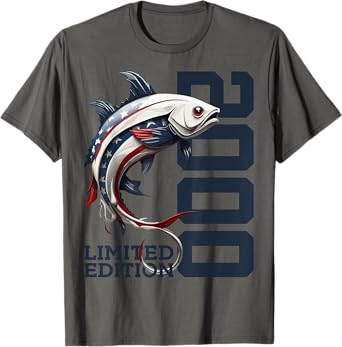 ANGLER 25TH BIRTHDAY FISHING LIMITED EDITION 2000 T-Shirt