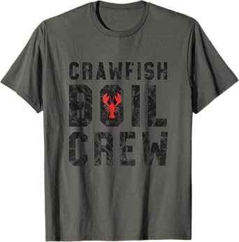Crawfish Boil Crew - Cajun Crawfish Party Gift Shirt - Black T-Shirt