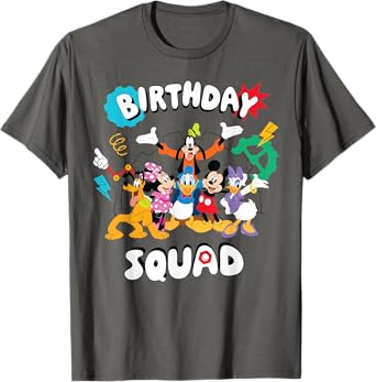 Disney Jr. Mickey & Friends "Birthday Squad" Birthday Party T-Shirt