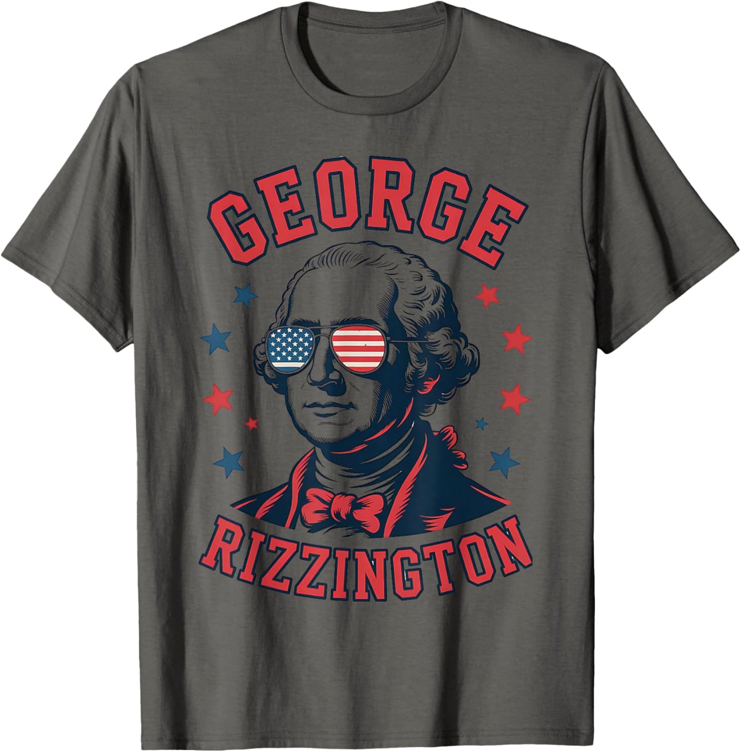 George Rizzington 4th Of July Usa American Flag T-shirt