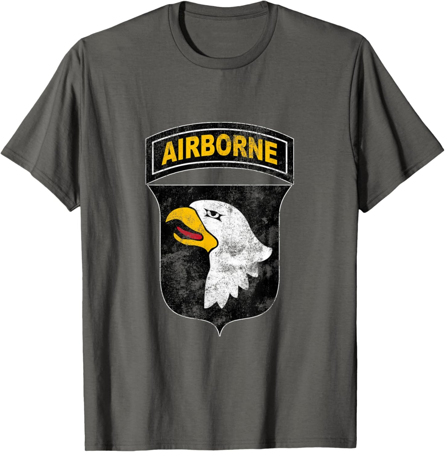 U.S Army 101st Airborne Division Paratrooper Veteran Flag T-Shirt