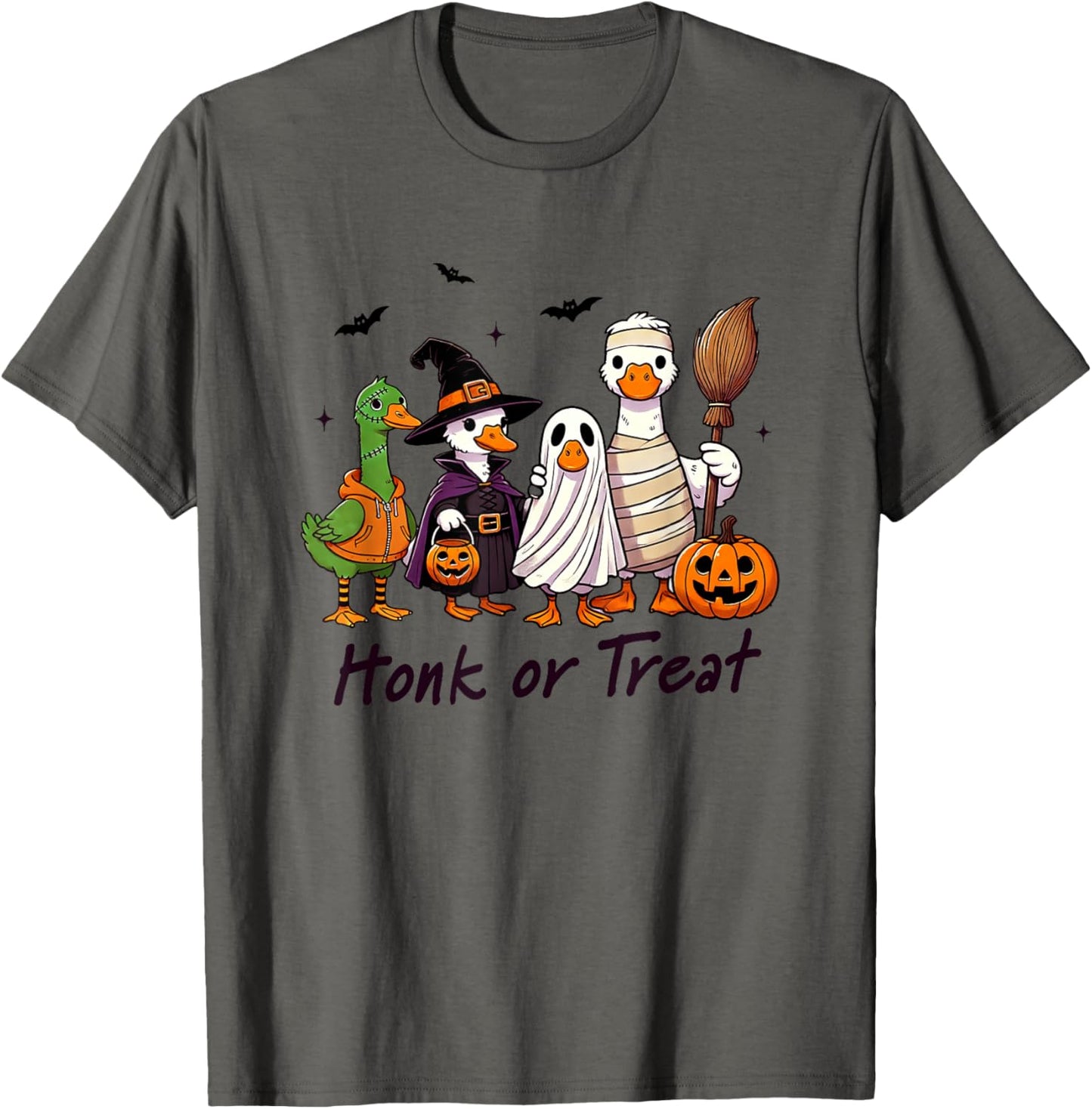 Honk Or Treat Goose Halloween Costume Fun T-Shirt