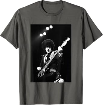 Phil Lynott Of Thin Lizzy Live By Simon Fowler T-Shirt