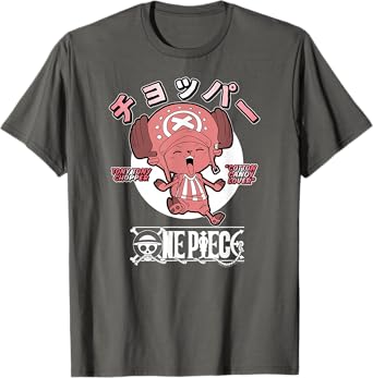 One Piece Anime Chopper Cotton Candy Lover with Logo T-Shirt