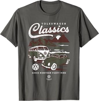 Type 2 T1 Campervan & Beetle Classics T-Shirt