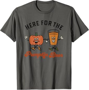 Vintage Here For The Pumpkin Beer Festival Pumpkin Beer T-Shirt