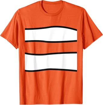 Clown Fish Costume Halloween DIY Funny Sea T-Shirt