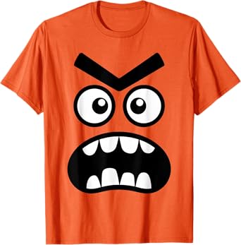 Creepy Carrots Face Halloween Funny Costume Kids Boys Women T-Shirt