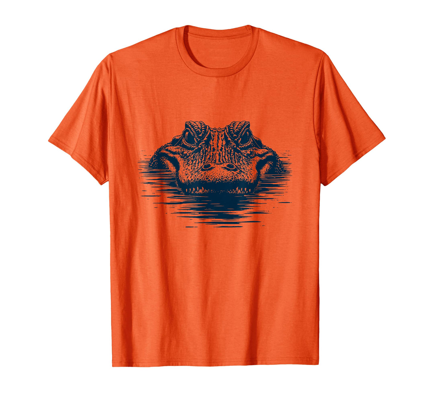 Just Chillinβ Gator - Minimal Alligator Eyes Above Water T-Shirt