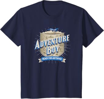 Kids Adventure Boy T-shirt, fun, exciting, smart, clever, outdoor
