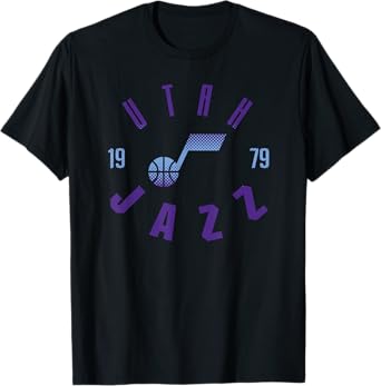 NBA Official Utah Jazz Baseline T-Shirt