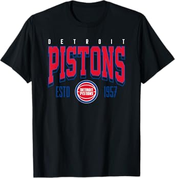 NBA Official Detroit Pistons Battle Tested T-Shirt