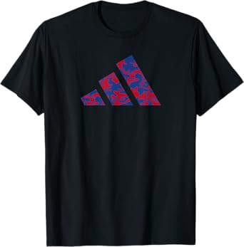 adidas Badge of Sport Camo Three Bar Graphic T-Shirt