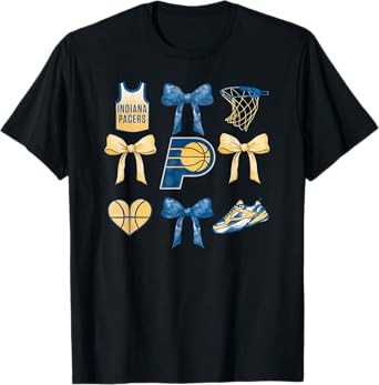 NBA Indiana Pacers Bow Grid T-Shirt
