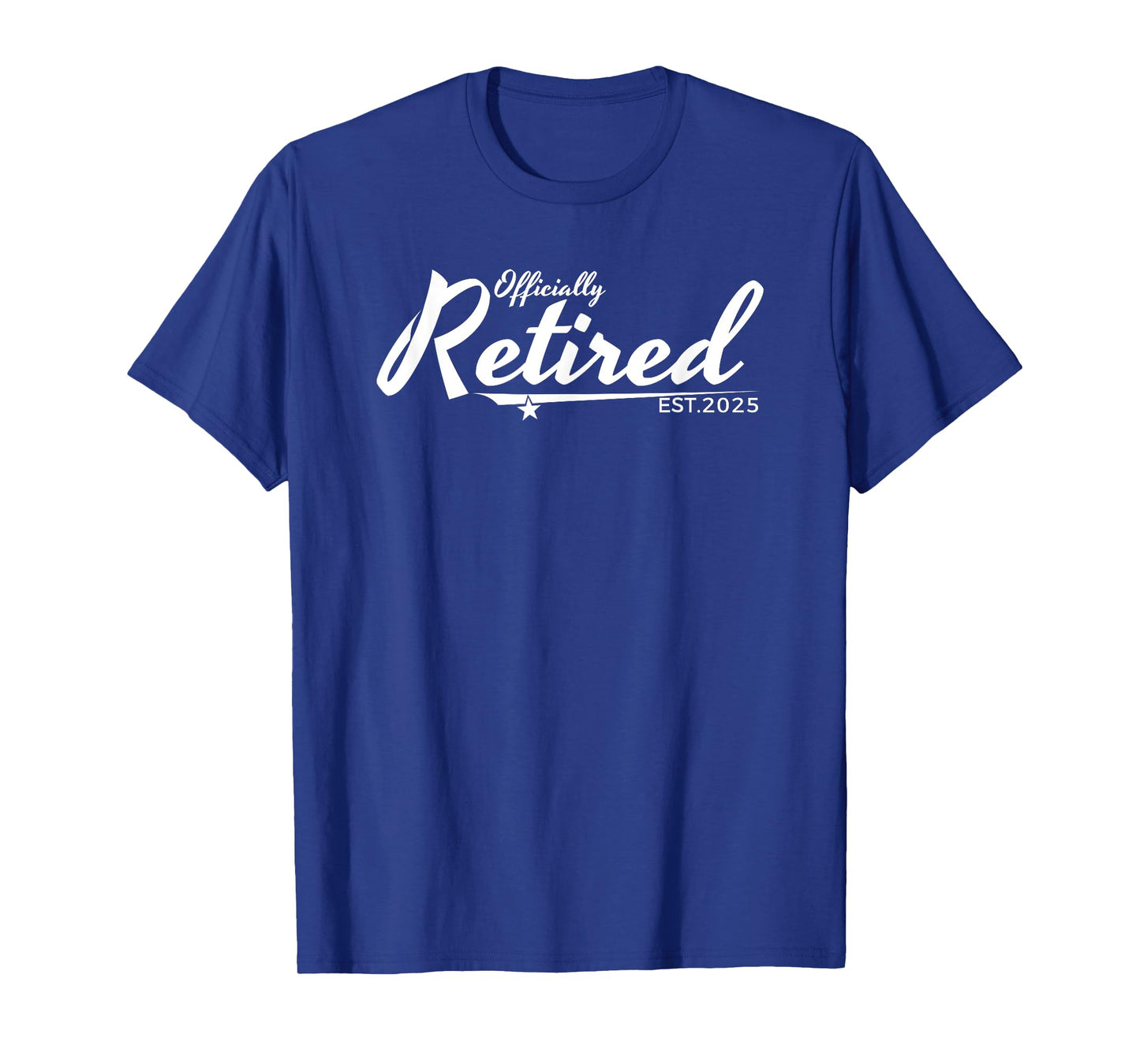 Officially Retired Est. 2025 Funny Retirement Design T-Shirt
